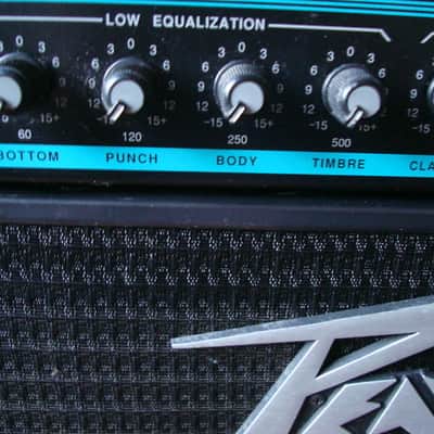 Peavey Combo 300 bass or guitar amp 1989 Black image 3