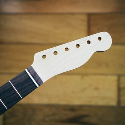 Telecaster Neck – Maple & Rosewood | Unfinished | 21 Frets | Bone Nut image 2