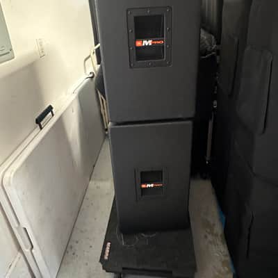 Pair of JBL MPro 415 Speakers with/Tuki Padded Covers image 5