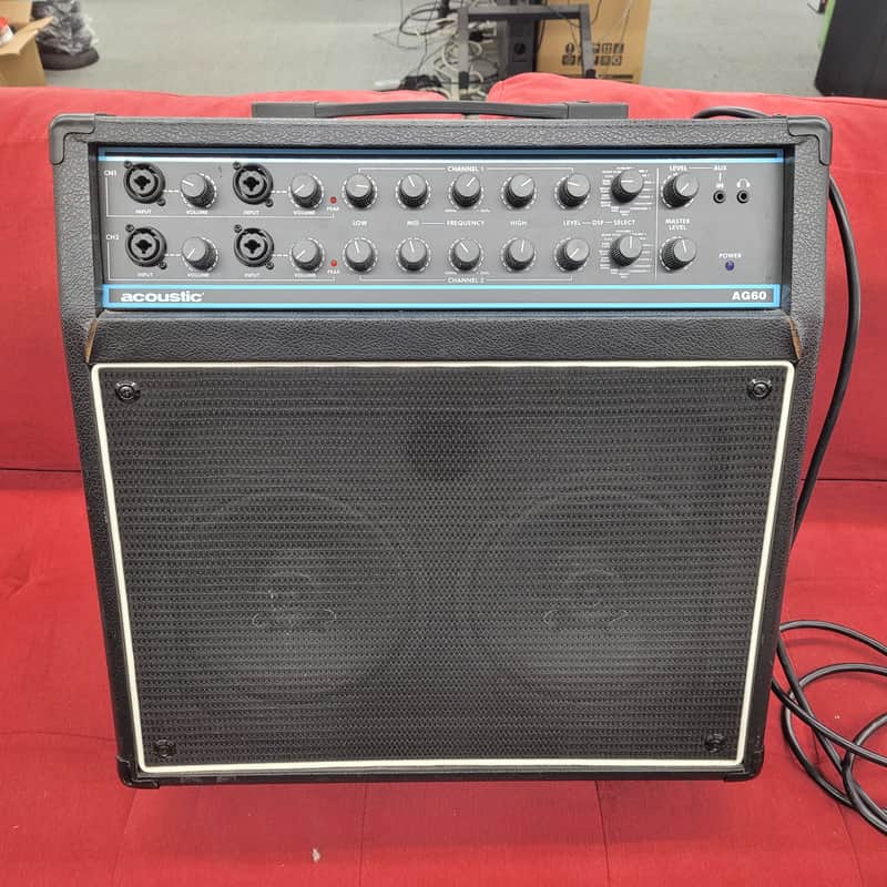 Acoustic AG-60 2-Channel Avoustic Guitar Amp - Black image 1