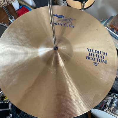 Paiste 15 MEDIUM HIHAT BLUE LABEL 1980’s - Traditional image 5