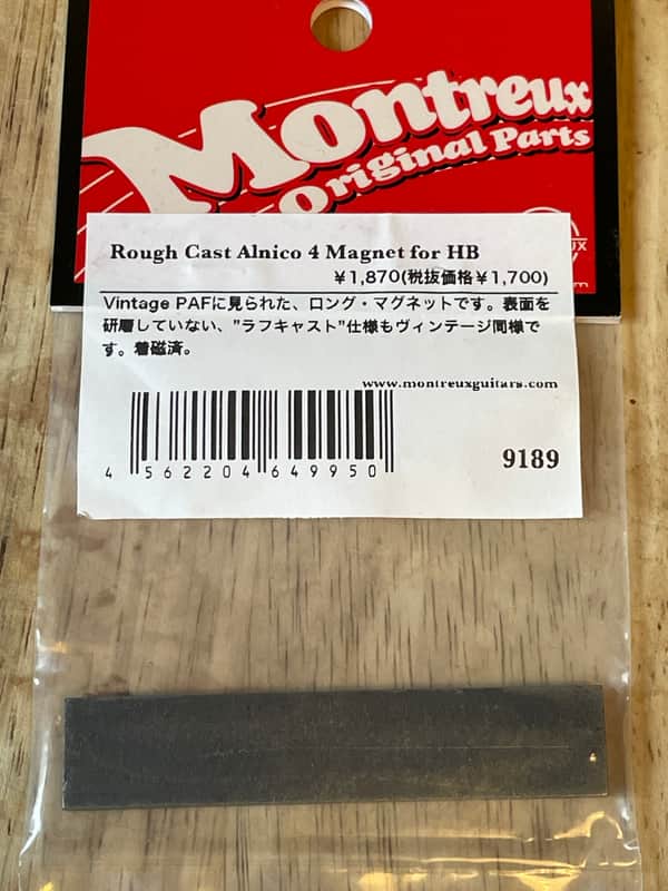 Montreux Rough cast Alnico 4 magnet