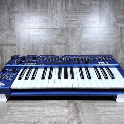 15º Stand for Behringer MS-1 / MS-101 Synth - Roland SH101- Color WHITE - by KZcraftworks - US Seller image 5
