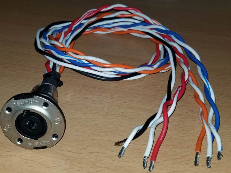 Neutrik NL8MPR Chassis Mount Patch Tails