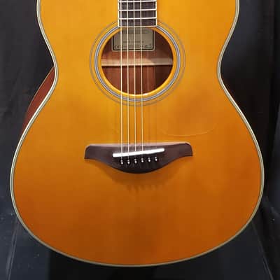 Yamaha FS-TA TransAcoustic Concert 2023- Vintage Tint image 2