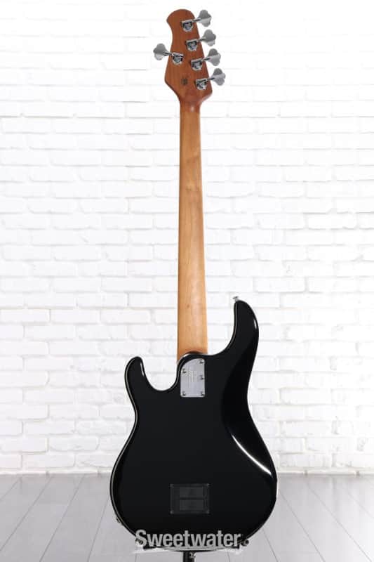 Ernie Ball Music Man StingRay Special 5 HH Bass Guitar - Black with Maple Fingerboard (SRaySp5HHBlkd1) image 1