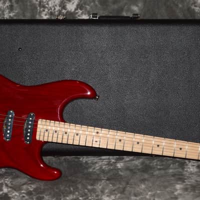 2022 G&L - USA Legacy HSS Rear Mounted Controls - Clear Red image 3