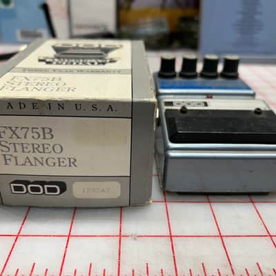 DOD Stereo Flanger FX75-B Made in USA 1987 - 1997 - Silver image 2