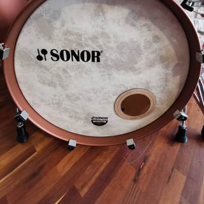 Sonor SQ1 20" 12" 14" 3pc - copper brown finish image 7