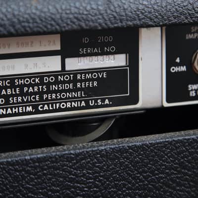 Music Man 112 RD One Hundred 100-Watt 1x12" Vintage Guitar Amplifier Combo Pre-Owned image 14
