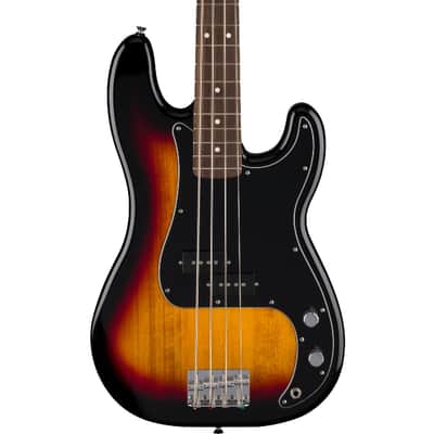 Fender Standard Precision Bass, Laurel Fingerboard, Black Pickguard, 3-Color Sunburst image 1