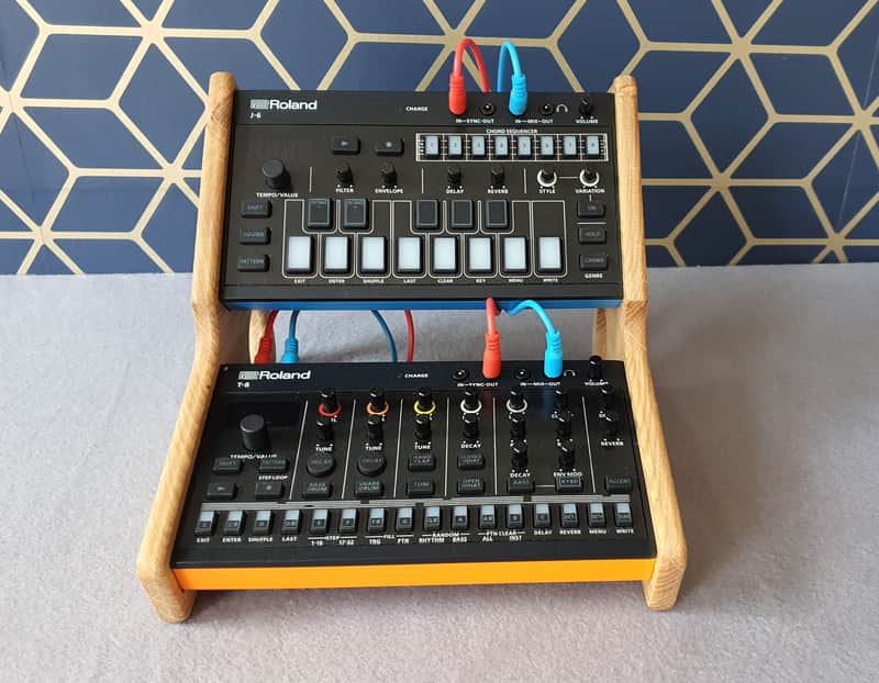 Roland Aira Compact S1 J6 T8 E4 - Solid Oak Stand from Synths And Wood image 1