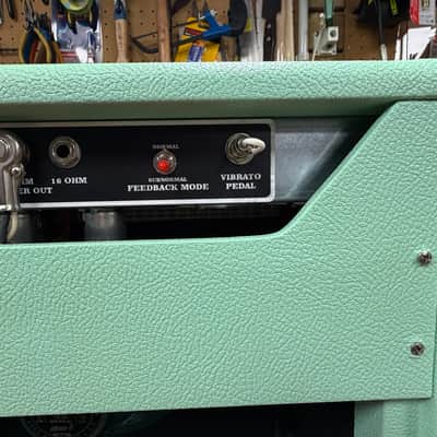GVT  Vibro Tone JR Handwired NOS Guitar amplifier blackface 1964 / Surf Green Vibro champ  AA764 image 8