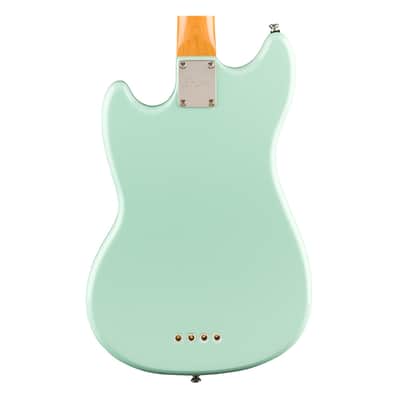 Used Squier Classic Vibe '60s Mustang Bass - Surf Green w/ Laurel FB image 7