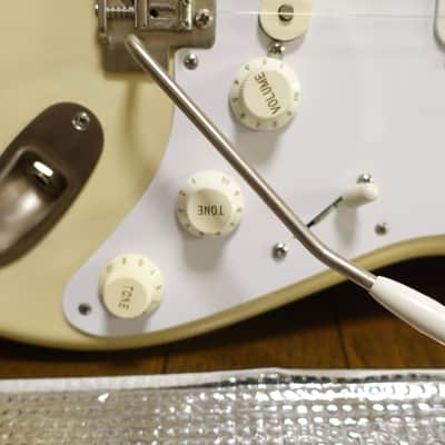2007 D'Pergo Custom Guitars - Aged Vintage Classic Vintage Cream Mary Key image 6