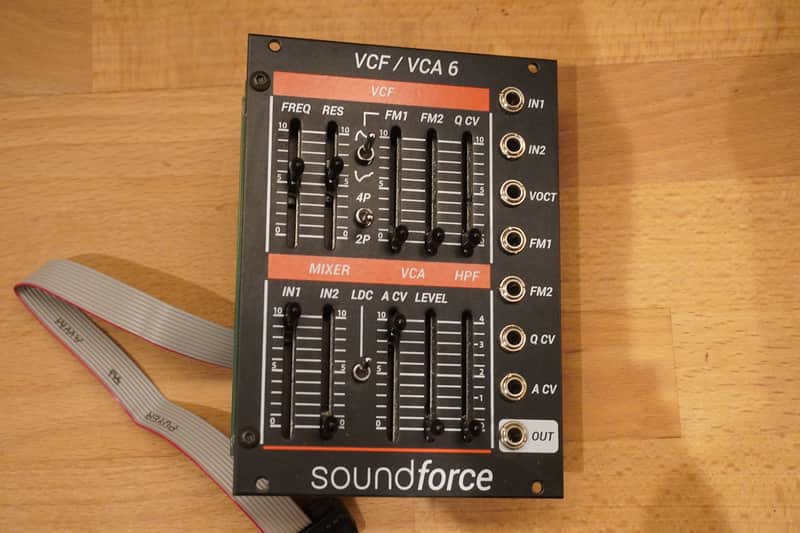 Soundforce VCF/VCA 6 (Juno-Style Filter + VCA) - Black image 1
