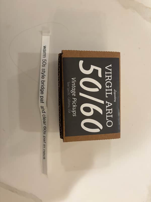 Virgil Arlo 50/60 black label PAF Humbucker Set image 1