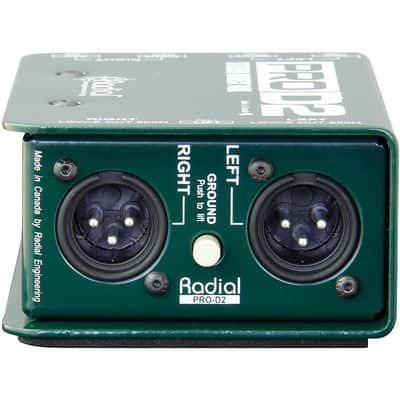 Radial ProD2 Stereo Direct Box DI Pro D2 for Keyboard & Guitars - Rack Mountable (Open Box) image 4