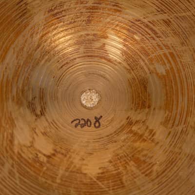 1970s Zildjian 18" A Thin Stamp Ride Cymbal 2208g image 5
