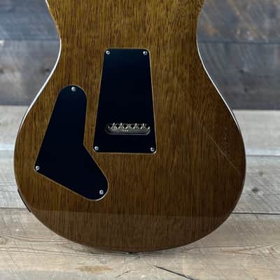 PRS Wood Library Custom 24 Semi-Hollow Flame Maple 10 Top Korina Back - Livingston Lemondrop 391118 image 14