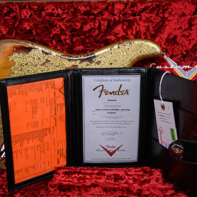 Fender Custom Shop SR25 61 Stratocaster Super Heavy Relic Gold Sparkle over 3-Color Sunburst 2025 w/OHSC image 13
