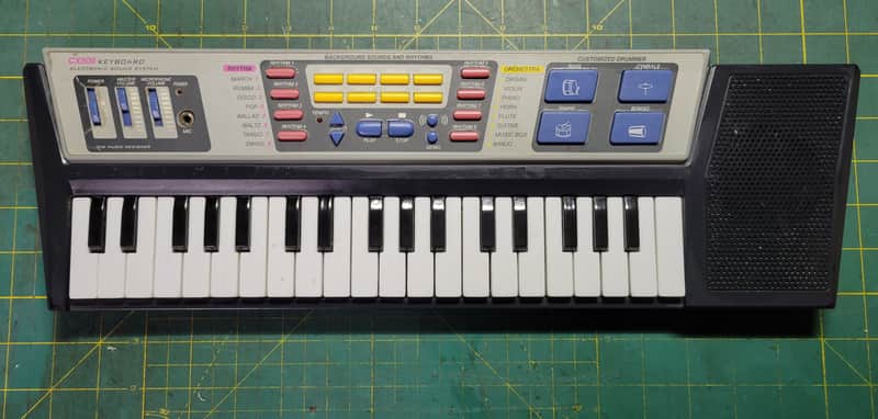 CX500 Electronic Small Keyboard w/Mic Input Lo-Fi Sounds So Good To Circuit Bend Tested Works image 1