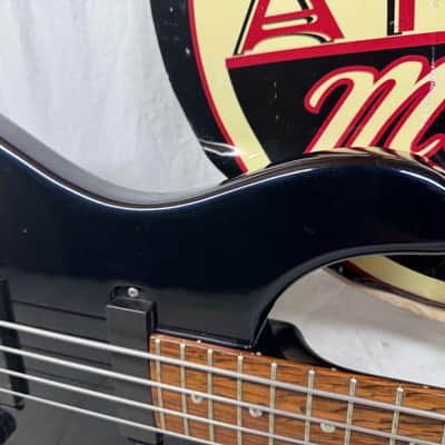 PRS Paul Reed Smith Bass-4 iv 4-string Bass with Case 1987 - Midnight Blue image 3