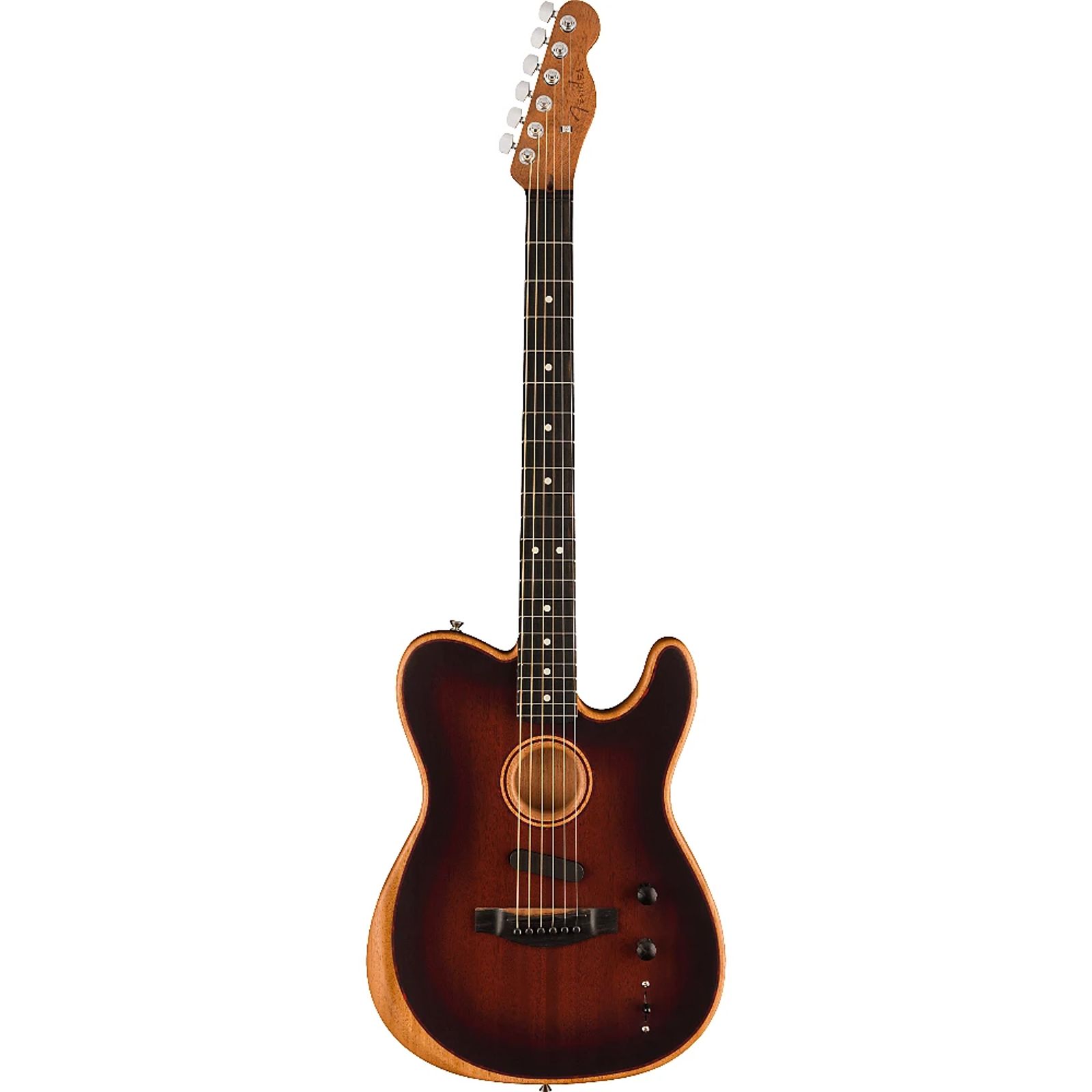 Fender Acoustasonic All Mahogany ラリマー Fender American Acoustasonic オール・マホガニーモデルが発売！