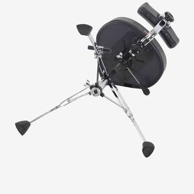 Gibraltar Tall Hydraulic 16” Cordura Saddle Stool w/ Backrest & Footrest - 9808H image 3