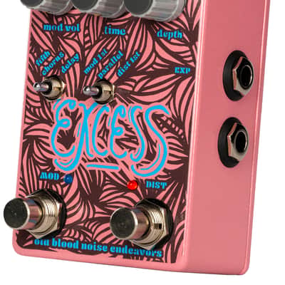 Old Blood Noise Endeavors OBNE Excess V2 Distortion / Chorus / Delay Effects Pedal image 2
