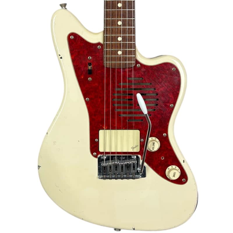 Fender Japan Mini Jazzmaster JM-CHAMP 1993-1994 - Vintage White image 1