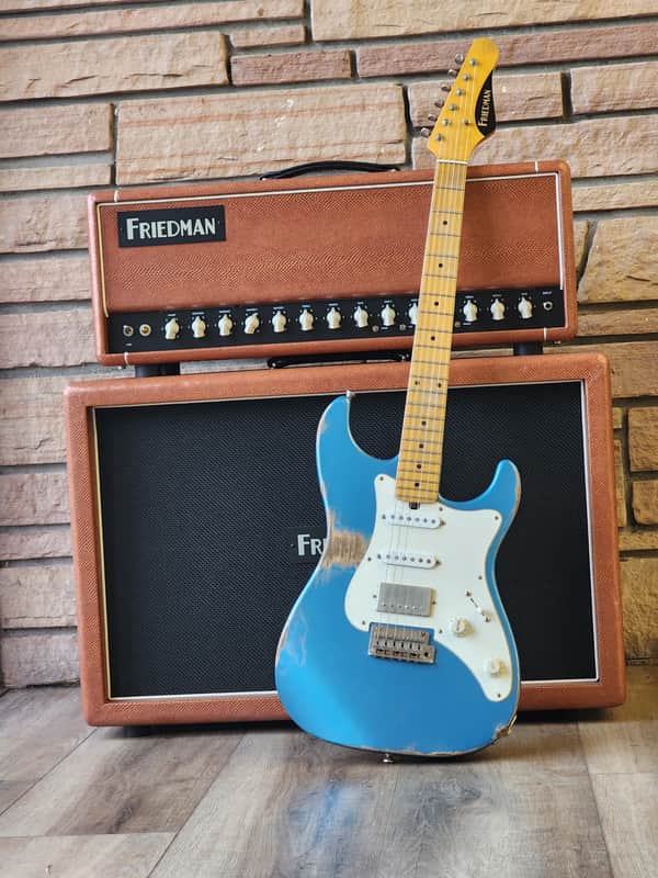 Friedman Custom Shop Vintage - S 2023 - HSS Lake Placid Blue Metallic image 1