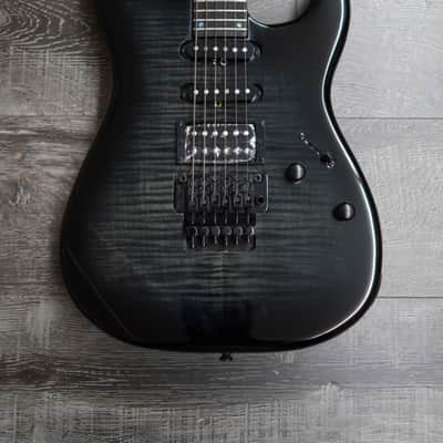 AIO Wolf S1-SSH Floyd Rose Electric Guitar - Trans Black image 1