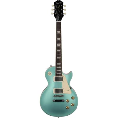 Epiphone Inspired by Gibson Les Paul Standard '50s Electric Guitar (with Gig Bag), Inverness Green image 2