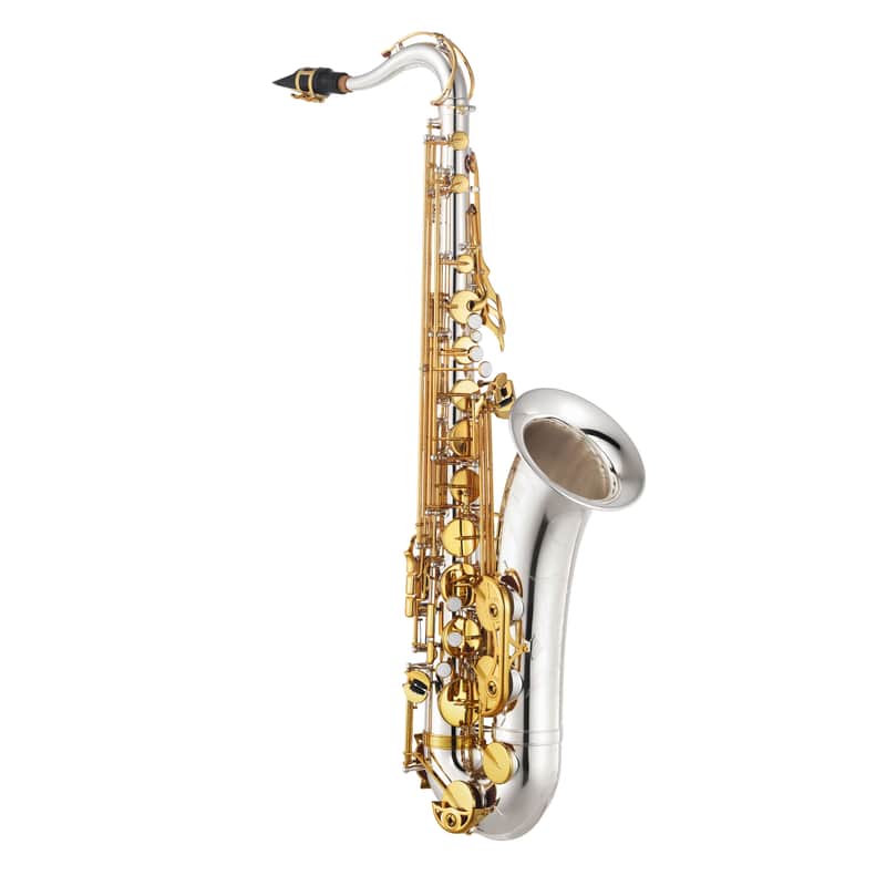 Yamaha YTS-480SGLK Tenor Saxophone - Silver-Plated Body and Neck with Gold-Lacquered Keys image 1