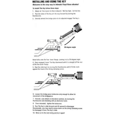 New Pro Rock Gear "The Key" Floyd Rose Tremolo Intonation Tool (RGKEYIT) - with Free Shipping image 3