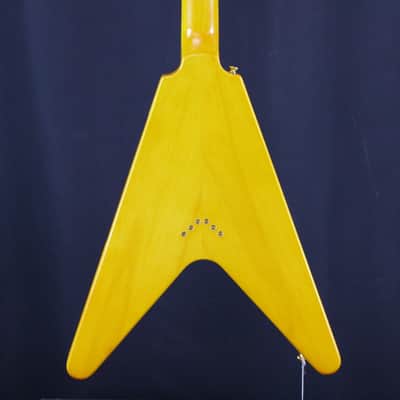 Epiphone '58 Korina Flying V - Aged Natural (White Pickguard) image 8