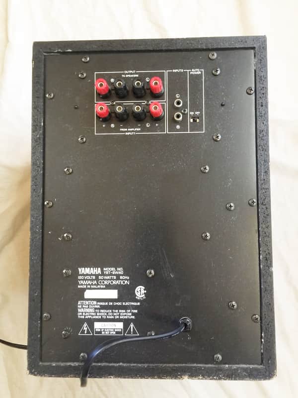 YAMAHA YST-SW40 Active Servo Processing Subwoofer System. | Reverb