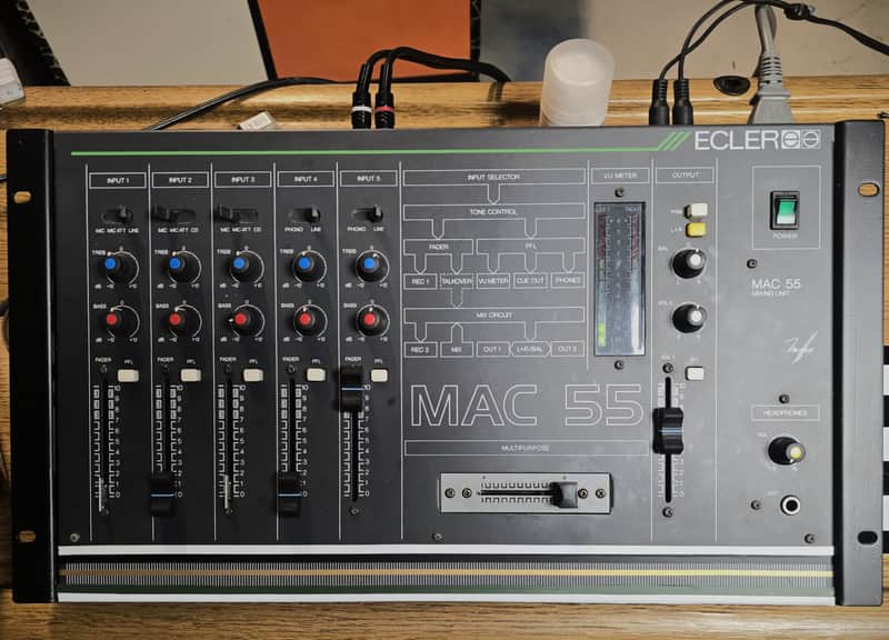 Ecler MAC 55 – Professional 5-Channel Mixing Unit image 1