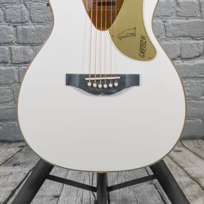 Gretsch G5021WPE Rancher Penguin Parlor Acoustic/Electric Guitar with Fishman Pickup System 2017 - White image 1