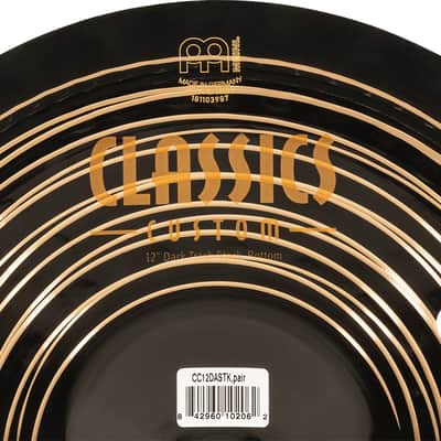 MEINL CC-12DASTK Classics Custom Dark Trash Stack 12 Zoll Becken image 10