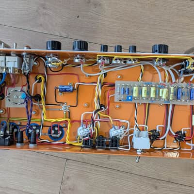 Orange Custom Shop 50 CS50 50W amp head handwired in UK 240V/110V immaculate with cover image 7