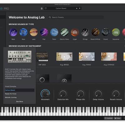 Arturia Analog Lab Pro Virtual Instrument Library Software image 2