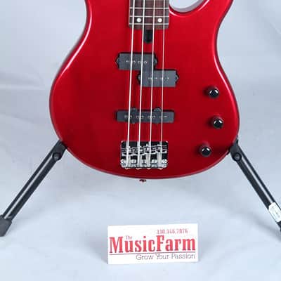 Yamaha TRBX174 RM 4-String Electric Bass Guitar Red Metallic image 3