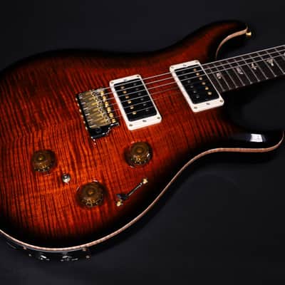 MINT PRS Paul Reed Smith Custom 24 Piezo 10-Top Guitar, Rosewood Fretboard, Fiery Red Wrap Burst 281 image 1