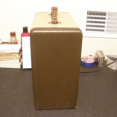 Vintage 1947-8 Supro Supreme Tube Combo Amp - 2 Tone Brown - Valco Made - Very Clean! image 3