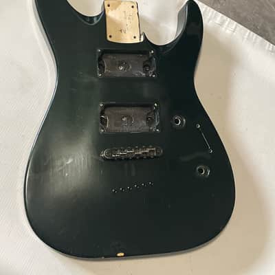 2000's Japan Jackson DKMGT Dinky Arched Top Forest Metallic Green Guitar Body Hard Tail image 3