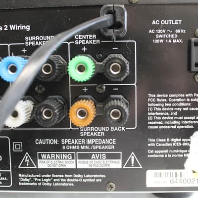 Onkyo HT-R520 6.1Ch AV Surround Sound Receiver PARTS ONLY image 6