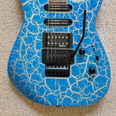 Jackson X Series Soloist SL3X DX Crackle Electric Guitar, Frost Byte Crackle image 1