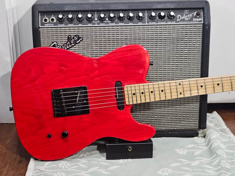 Fernandes TE-85T 1990s - Transparent Cherry Red Upgraded! image 1